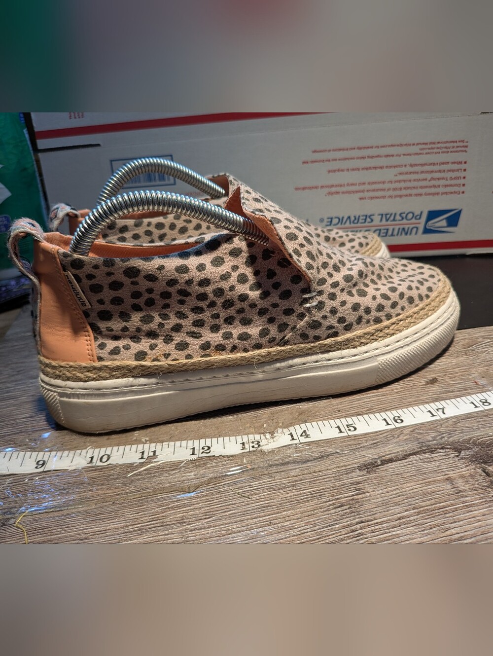 Hey Dude Peyton Cheetah Beige Woman Size 8